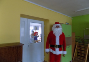 Wizyta Świętego Mikołaja w przedszkolu