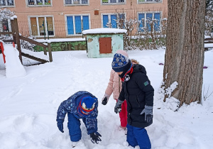 Zabawy na śniegu