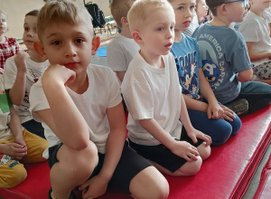 Udział gr. III w Olimpiadzie sportowej w SZP nr 166