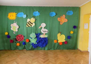 Dekoracja na zakończenie roku w przedszkolu