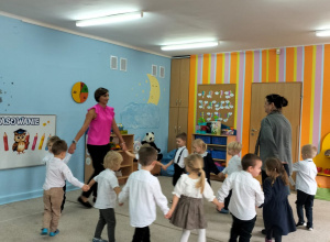 Pasowanie na przedszkolaka w grupie 1