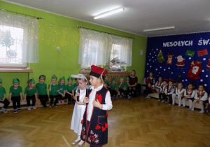 Dzieci składają życzenia