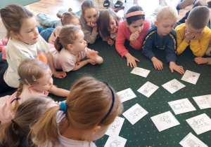 "Znajdź zajączka"- zabawa dydaktyczna