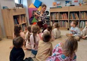 Zajęcia czytelnicze w bibliotece