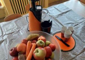 Przygotowania do wykonania zdrowego soku