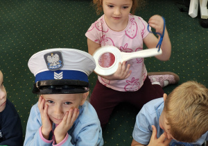 Wizyta pani policjantki