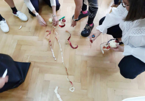 Konkurs na najdłuższą skórkę z jabłka "Mistrz Obierania"